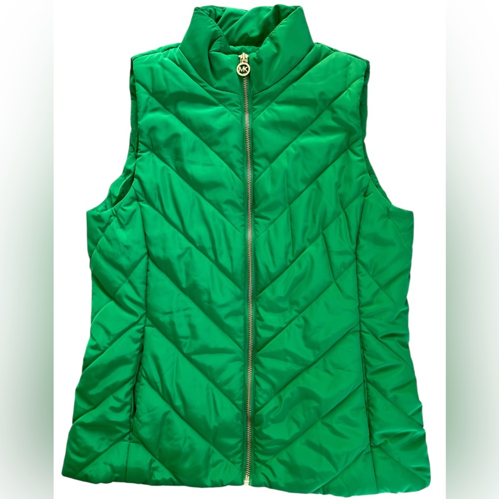 Michael Michael Kors Green Puffer Vest size Small